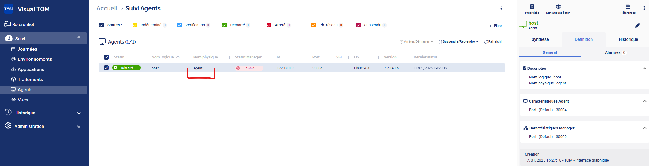 VTOM agent docker